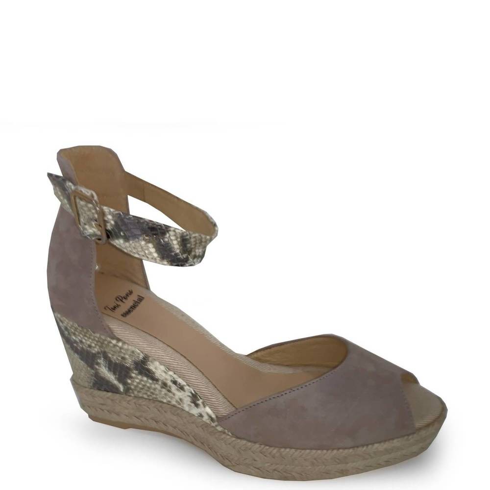 NEW TONI PONS women's amanda espadrille in taupe